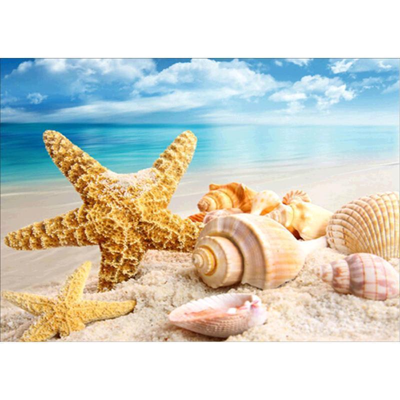 Diamond Painting Art Étoile de Mer Côtière